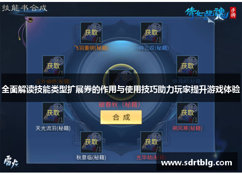 全面解读技能类型扩展券的作用与使用技巧助力玩家提升游戏体验